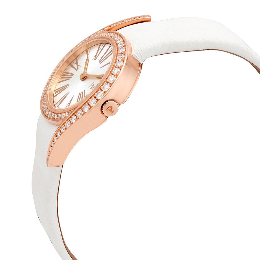 Piaget Limelight Gala Silver Dial Ladies White Satin Watch G0A42151 - 2