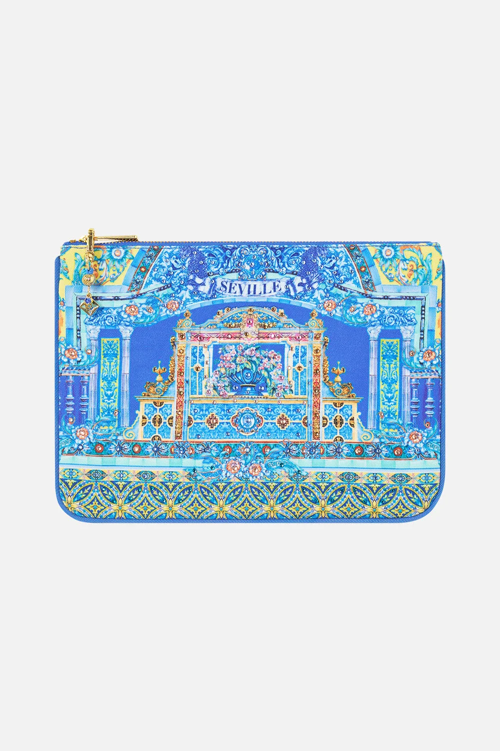 SMALL CANVAS CLUTCH BENEATH THE ANDALUSIAN SUN - 1