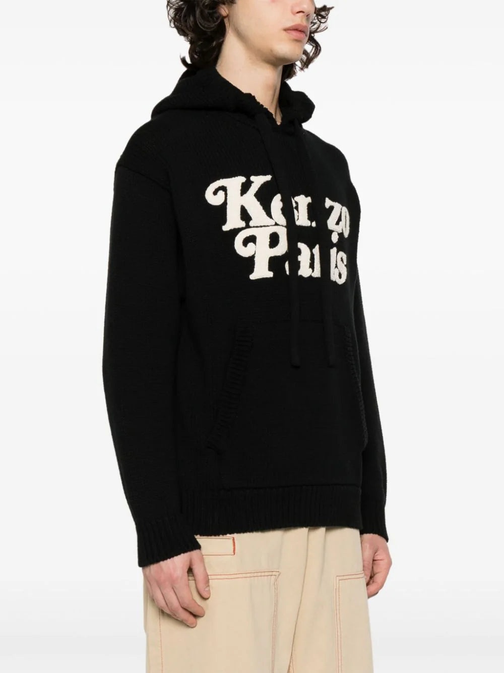 CHUNKY-KNIT COTTON HOODIE - 3