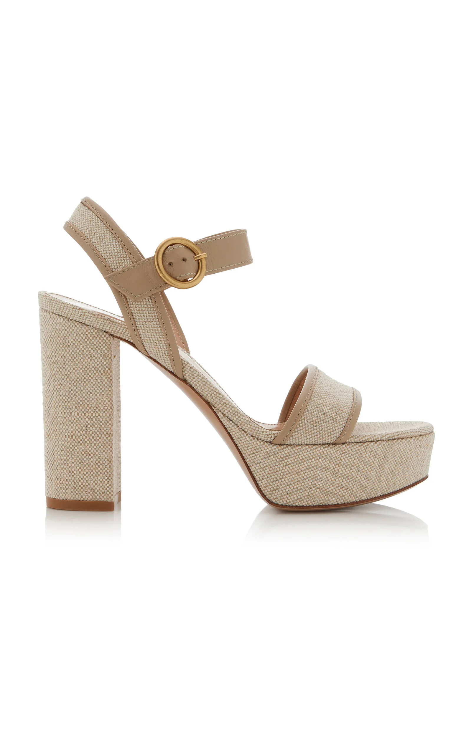 Milos Canvas Platform Sandals neutral - 1