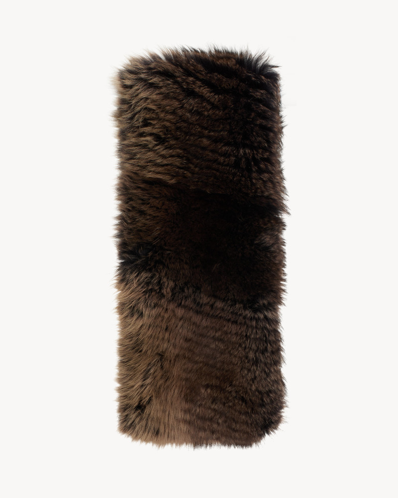 SCARF IN SHEEPSKIN AND CASHMERE 1