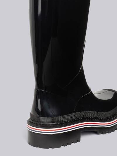 Thom Browne Molded Rubber Knee High Rain Boot outlook