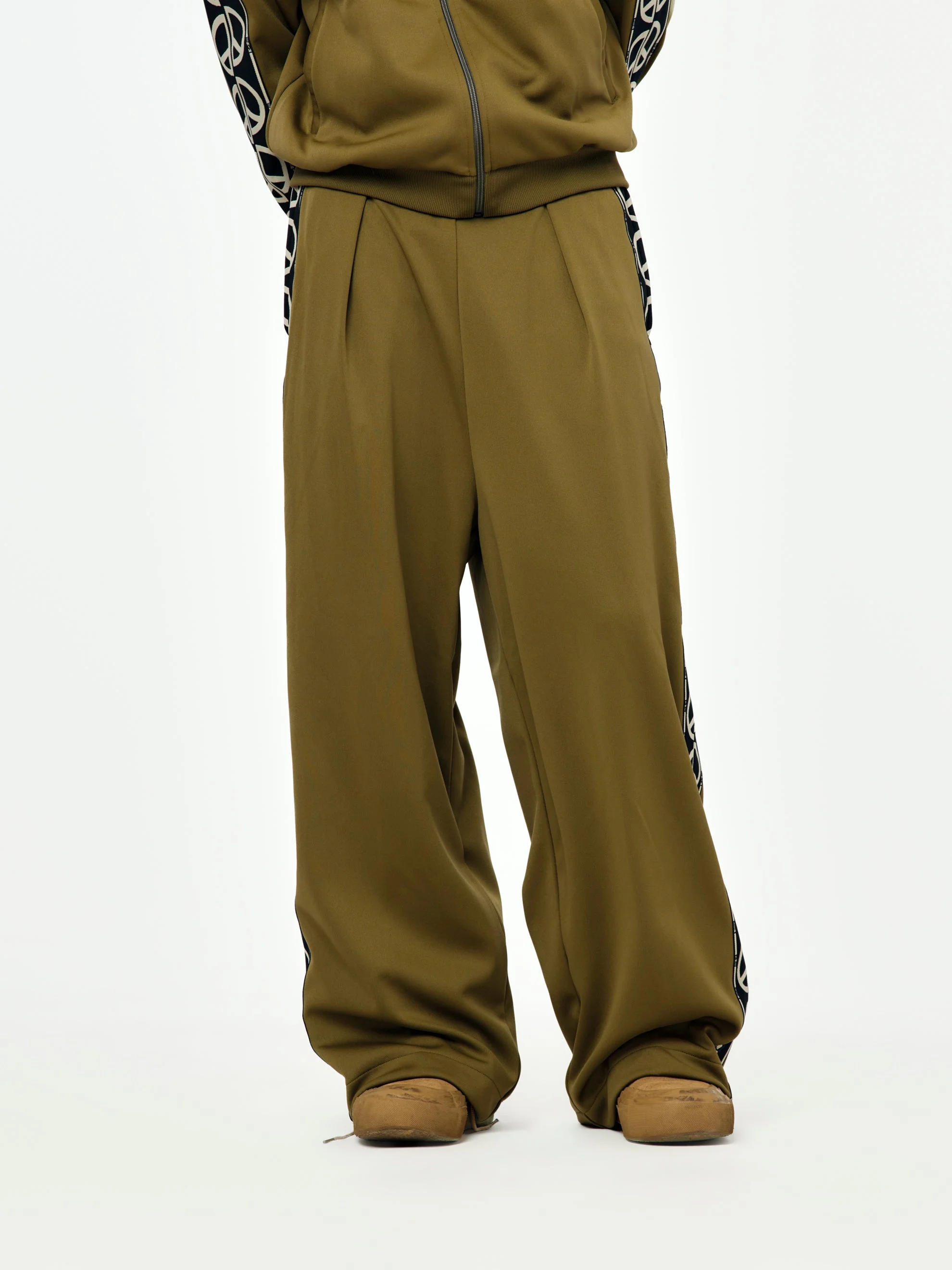 SMOOTH JERSEY TH D.D BAGGY TRACK PANTS - 1