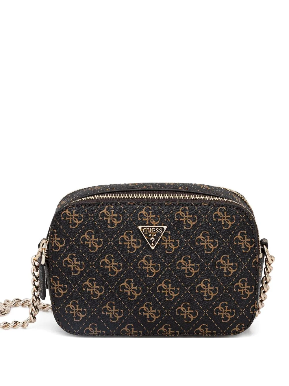 monogram chain cross body bag - 1