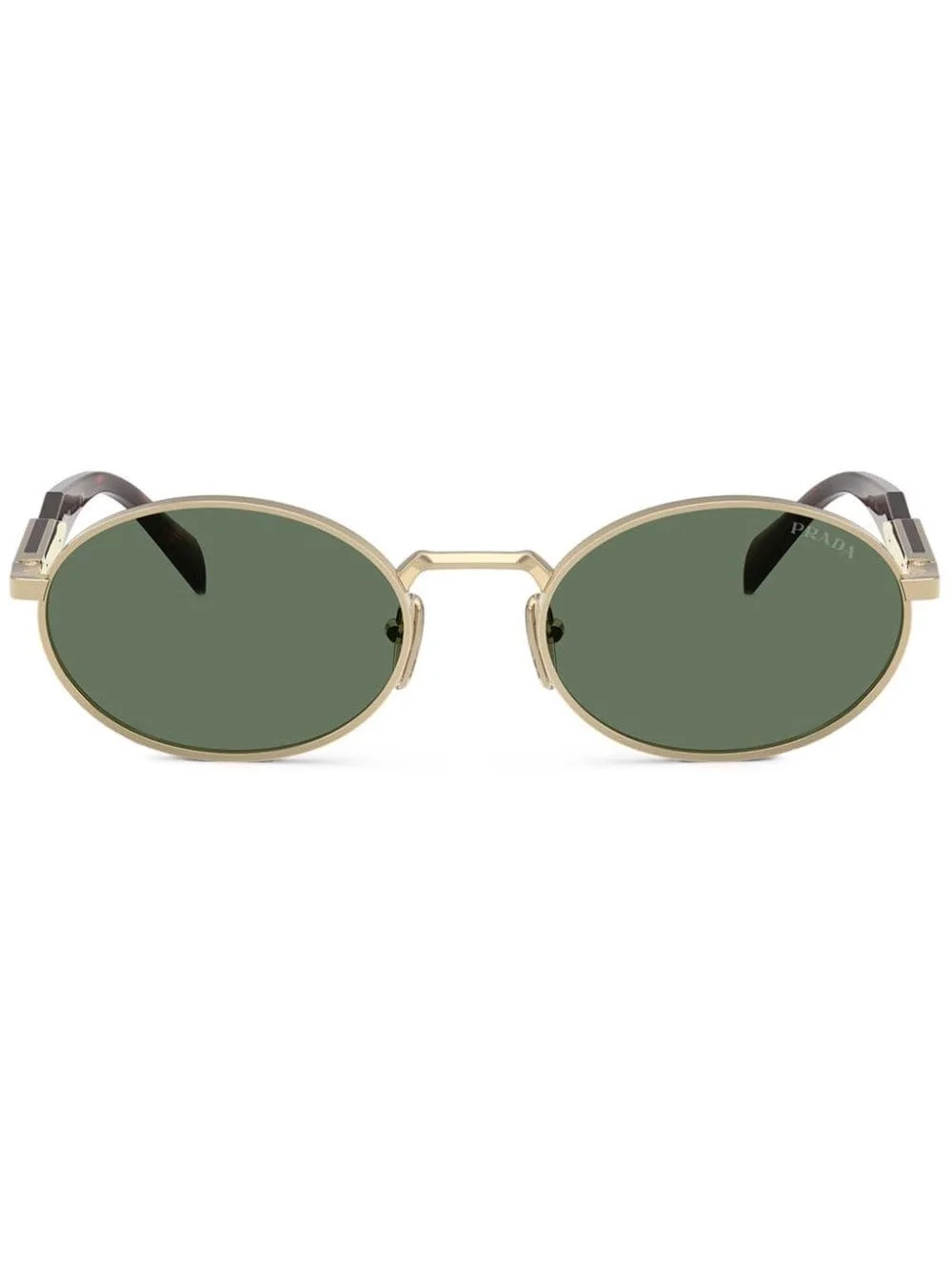 oval-frame sunglasses - 1
