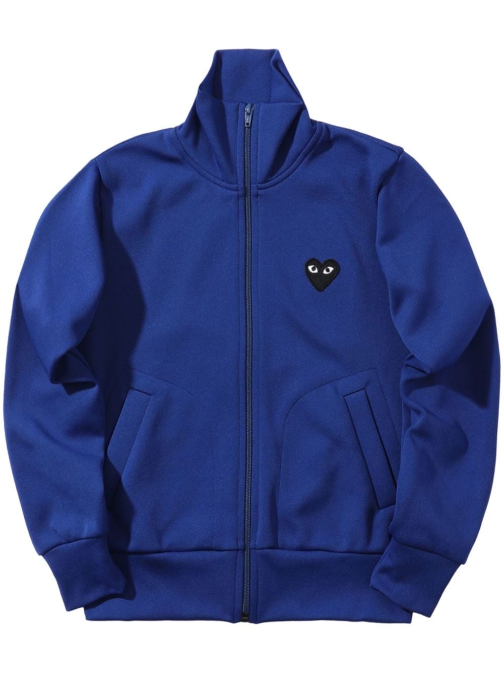 logo-patch track jacket - 1