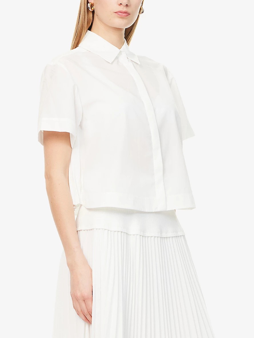 Bernie Pleated Woven Shirt - 3