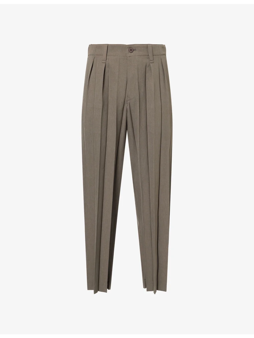 Edge Ensemble Pleated Woven Trousers - 1