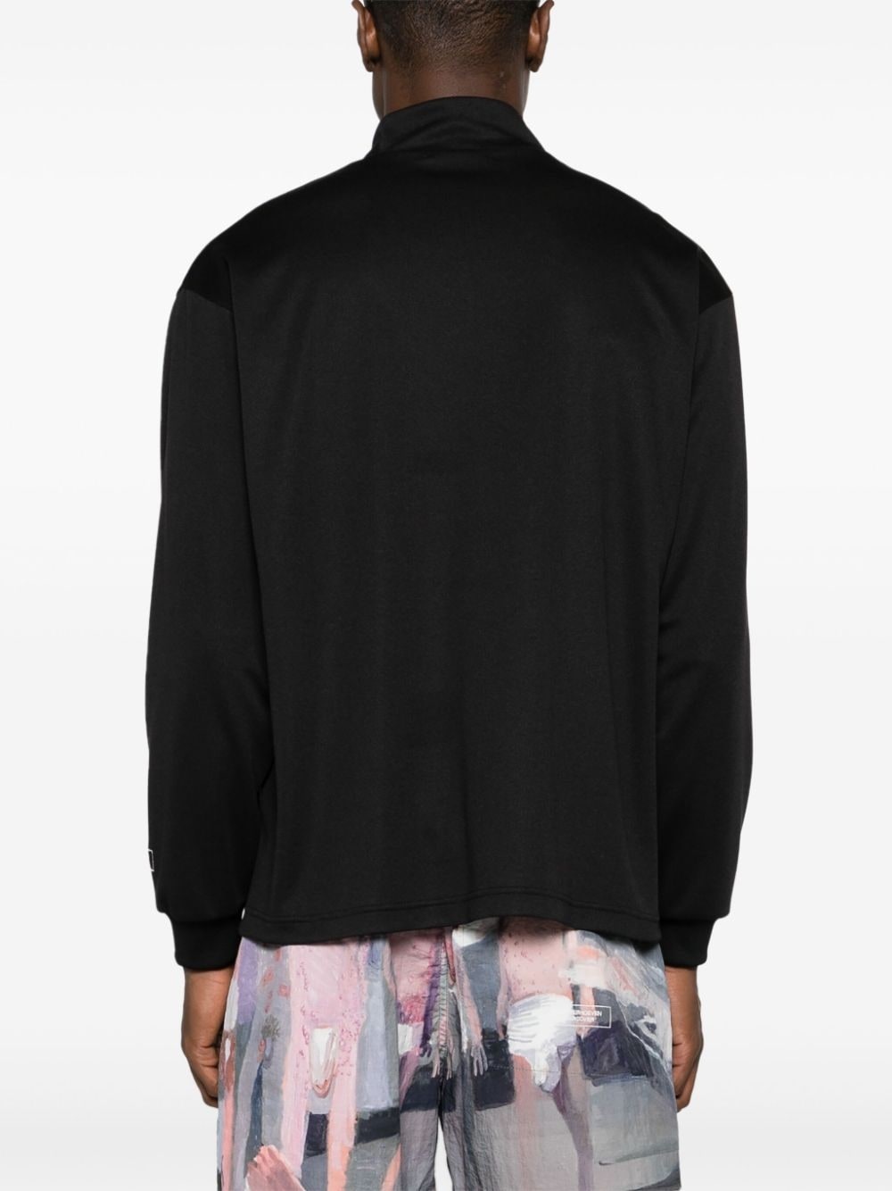 graphic-print textured sweatshirt - 4