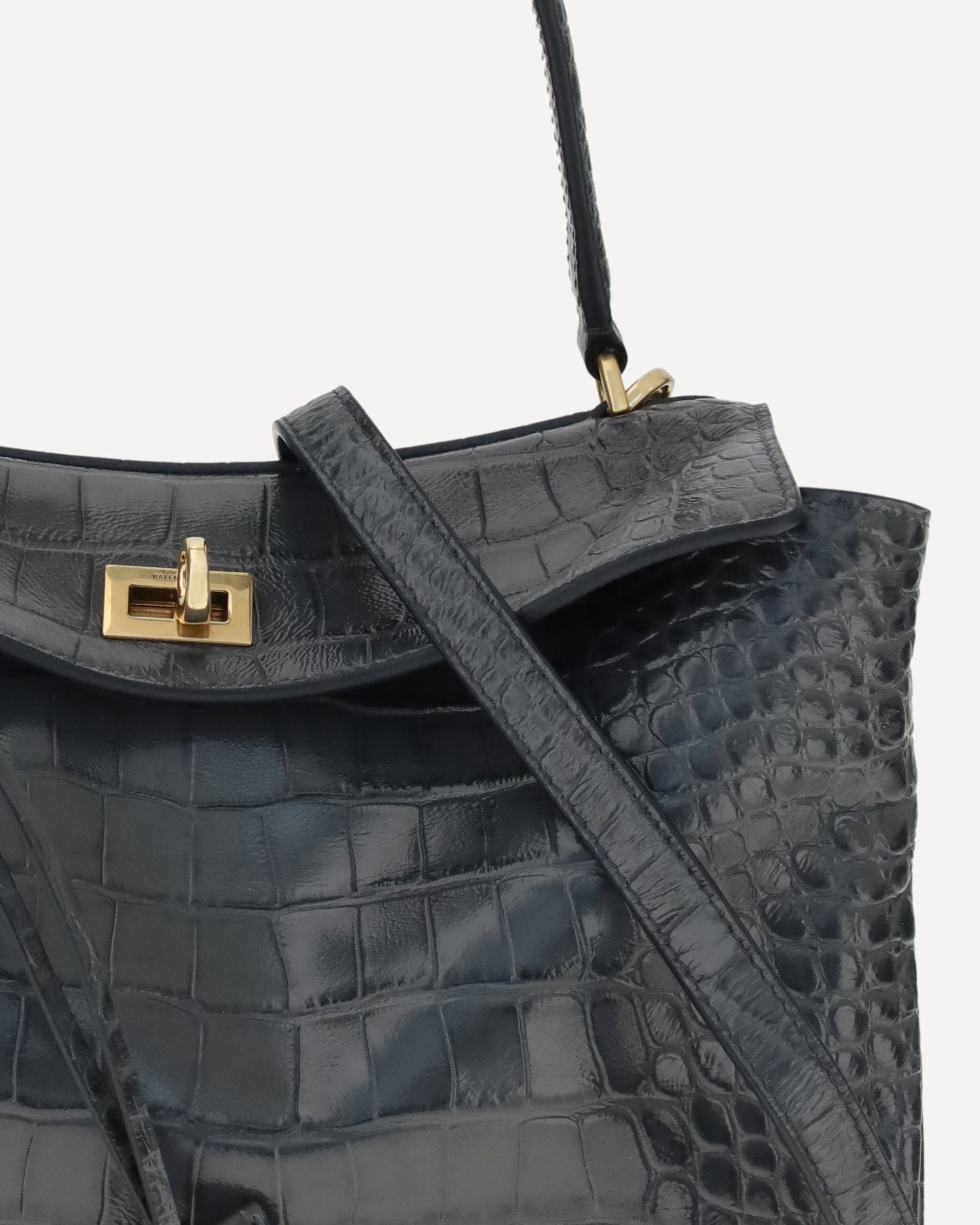 Rodeo Shoulder Bag in crocodile-print leather - 4