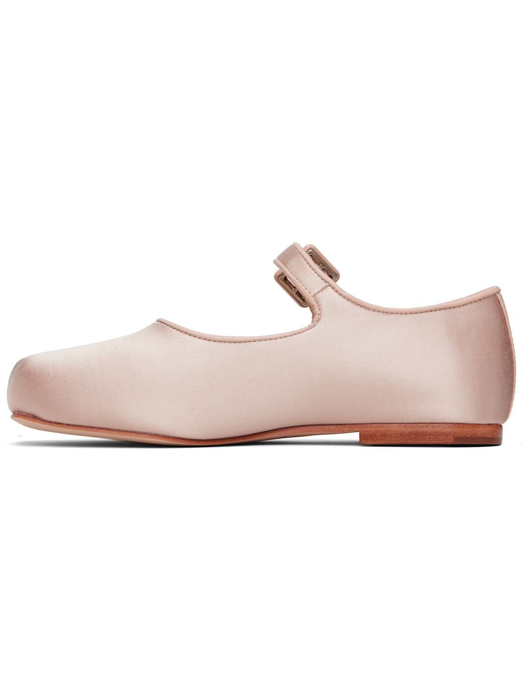 Pink Mary Jane Pointe Ballerina Flats - 3