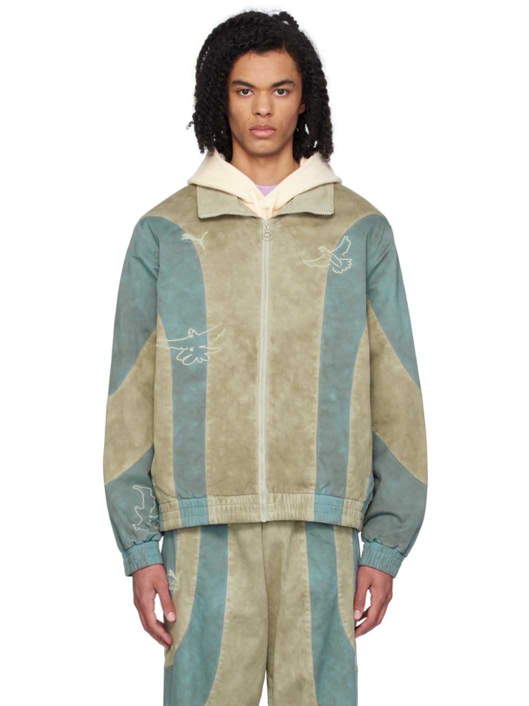 Green & Blue Puma Edition Track Jacket - 1