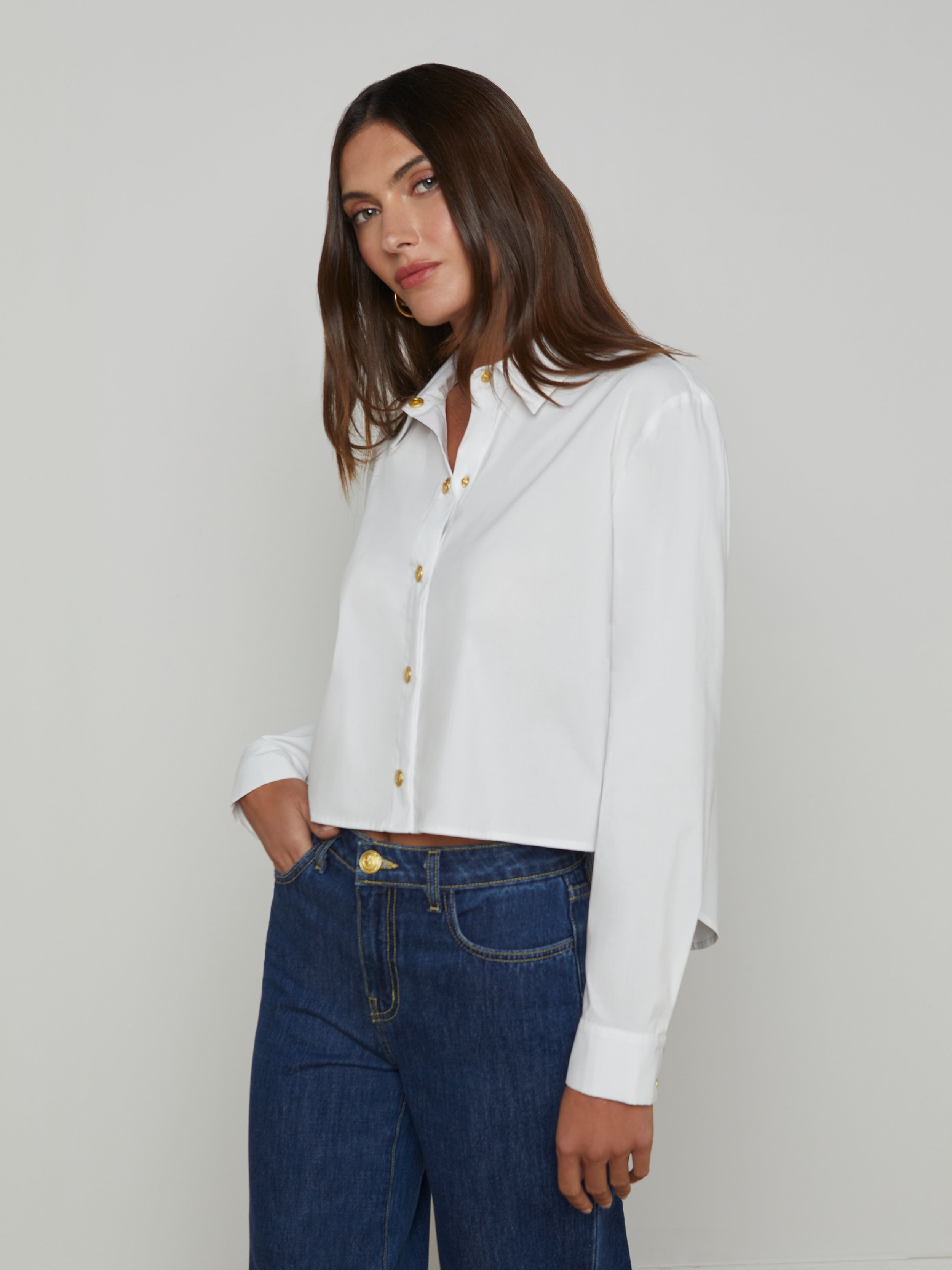 Cosette Button-Down Shirt - 4