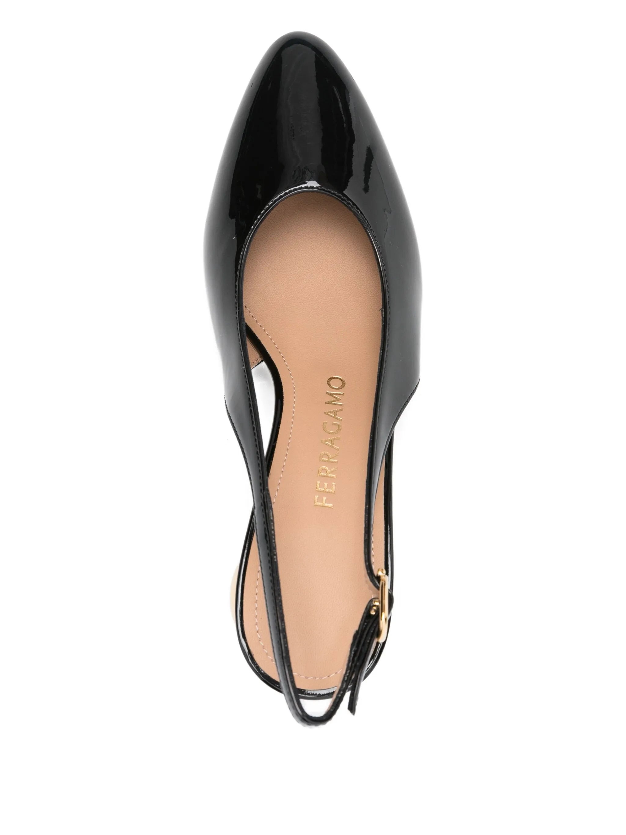 Ferragamo 55mm Spherical-heel Pumps - 2