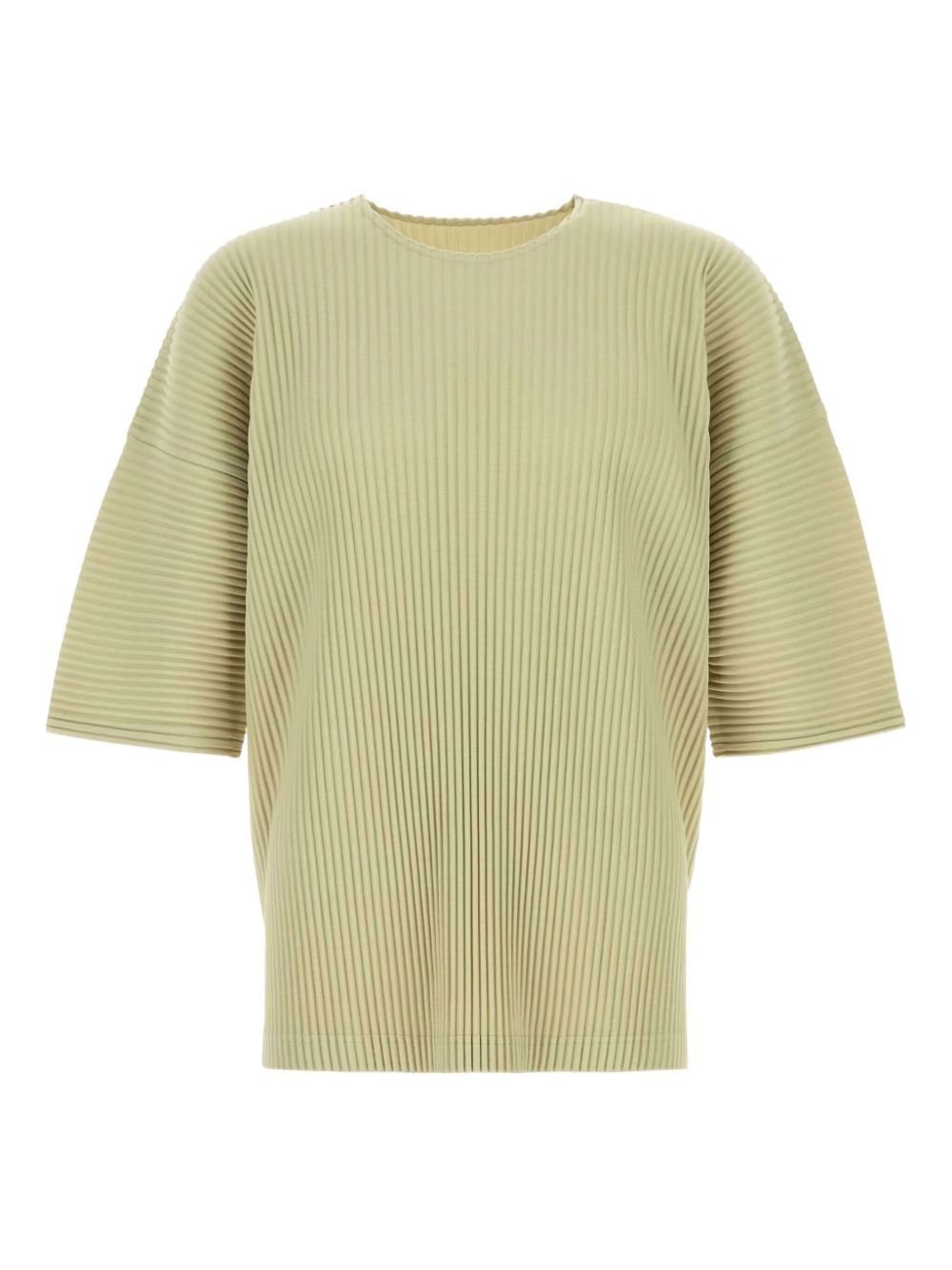 pleated short-sleeve t-shirt - 1