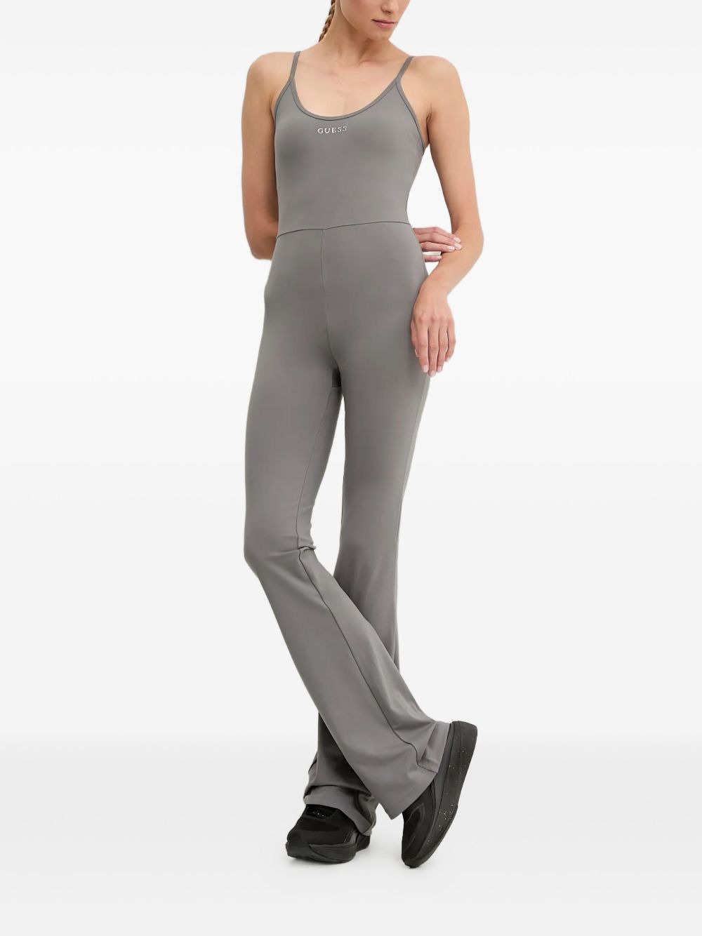 logo-embellished jumpsuit - 5
