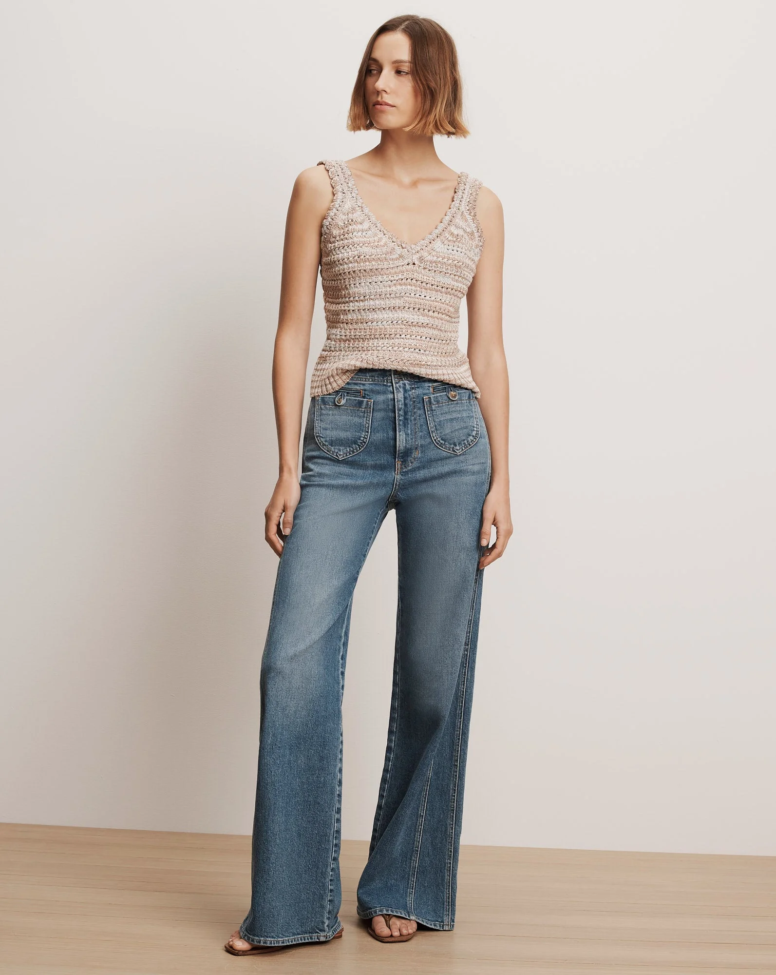 TAYLOR GODET WIDE-LEG JEAN - 1