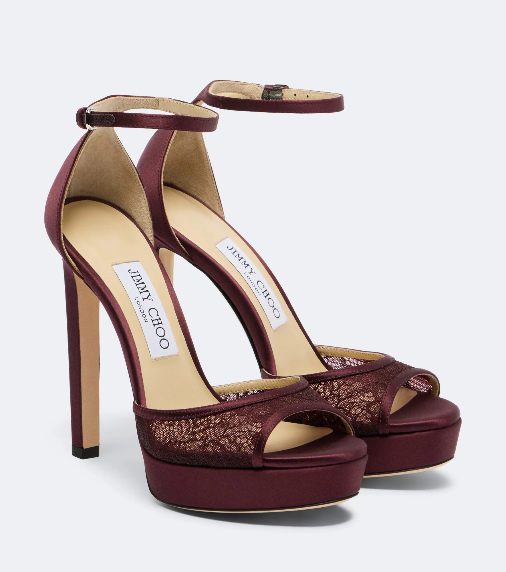 Pattie lace platform sandals - 1