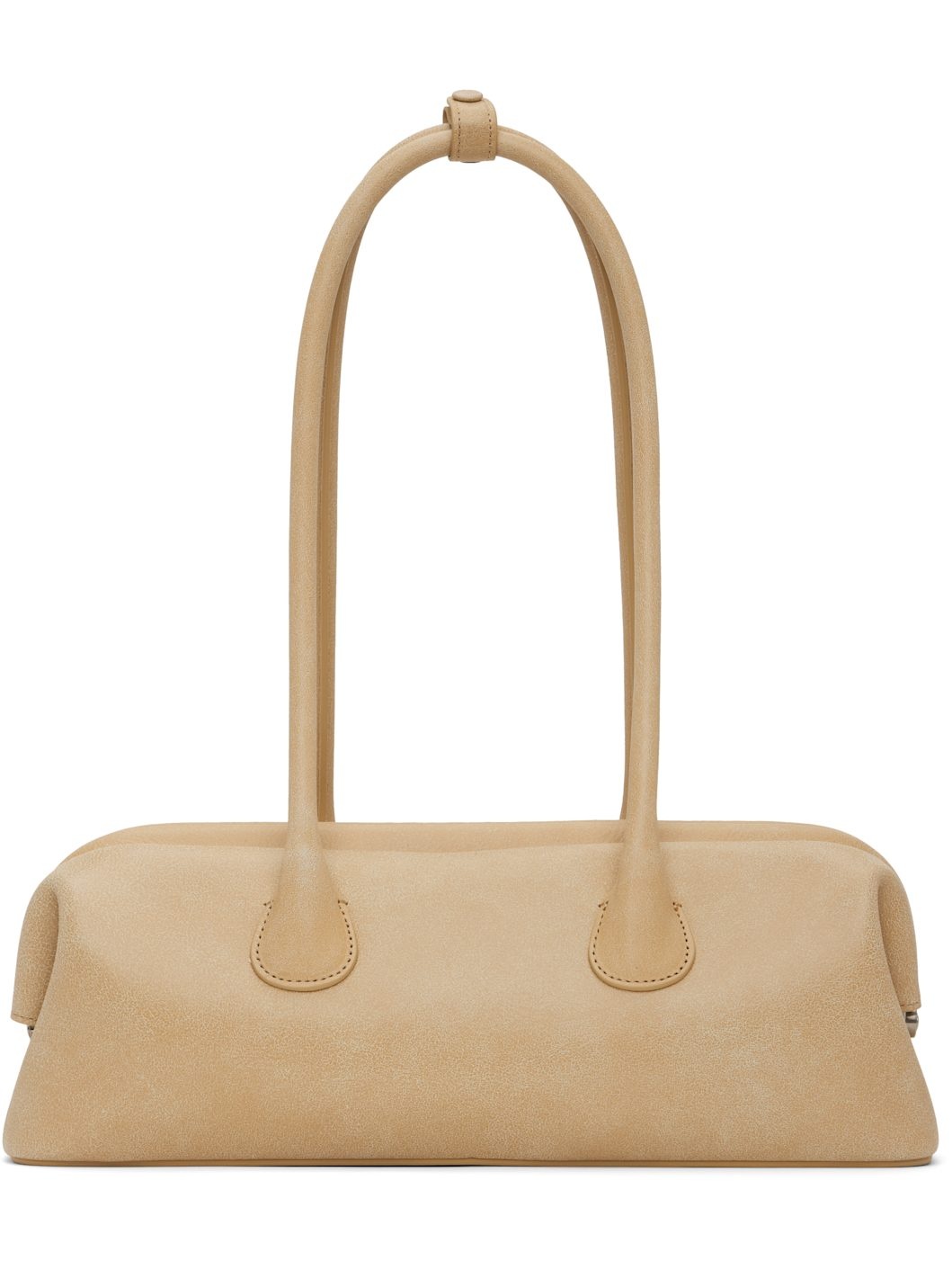 Tan Boat Wide Bag - 1