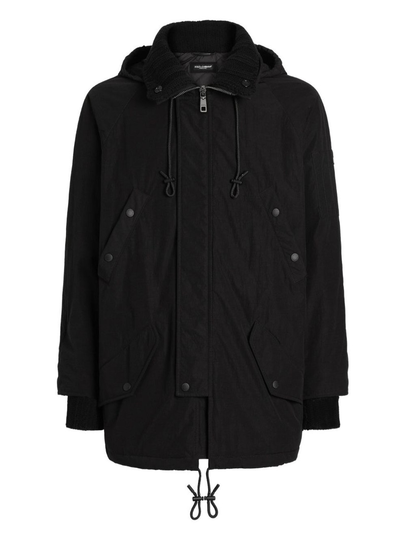 hooded drawstring jacket 1