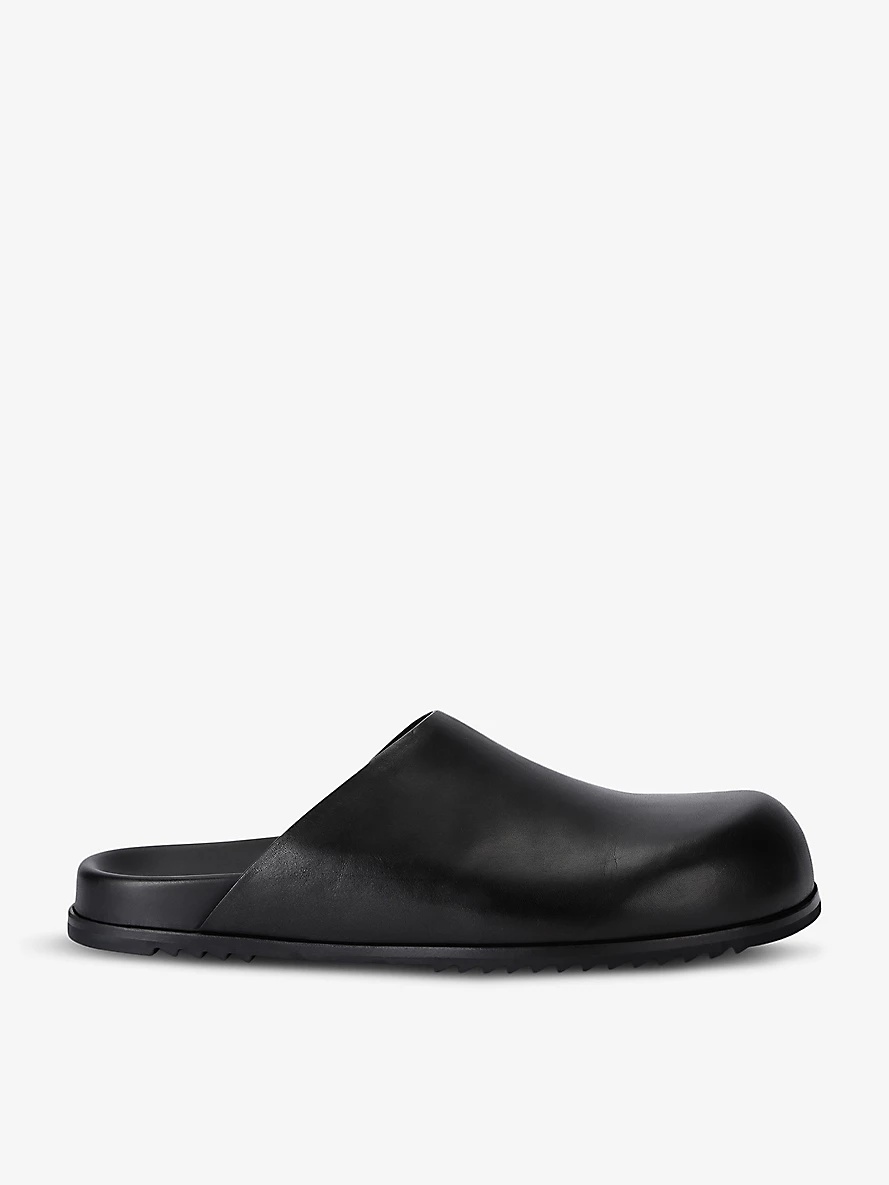 Granola slip-on flat leather mules - 1