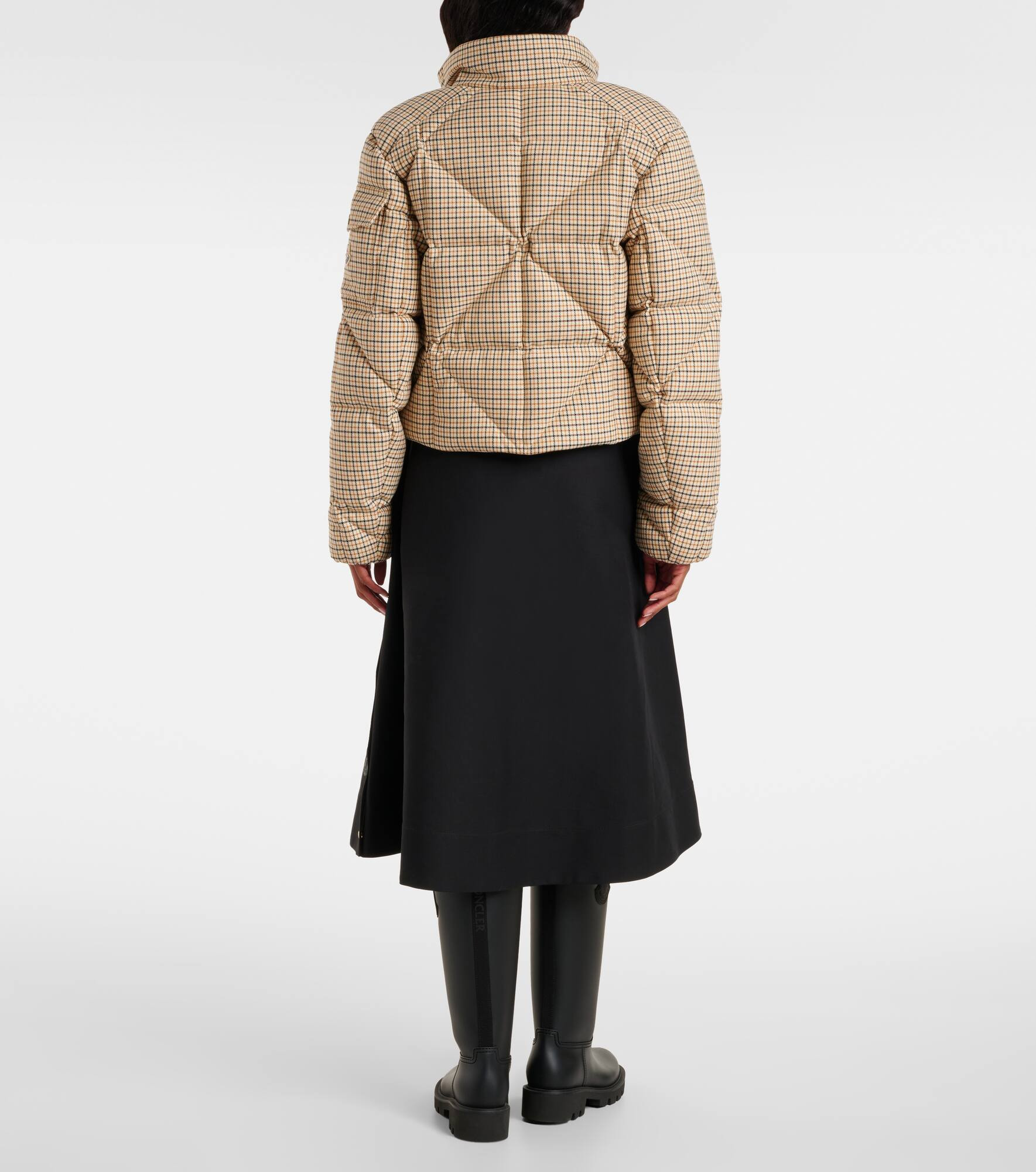 Keros checked quilted down jacket - 3