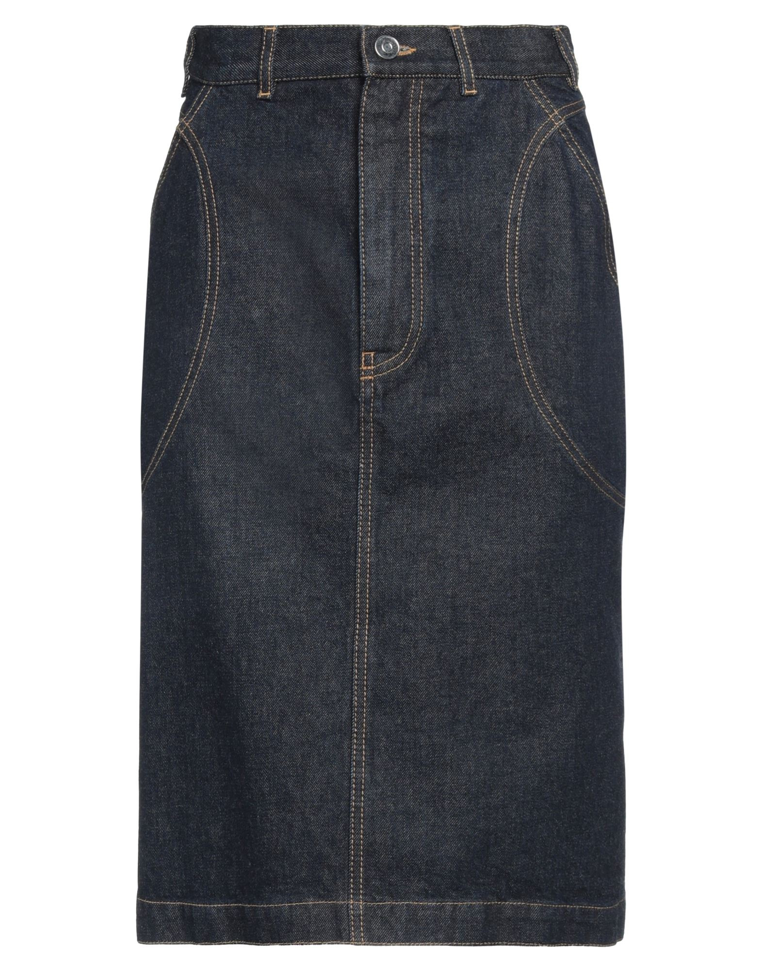 Blue Women's Denim Skirt - 1