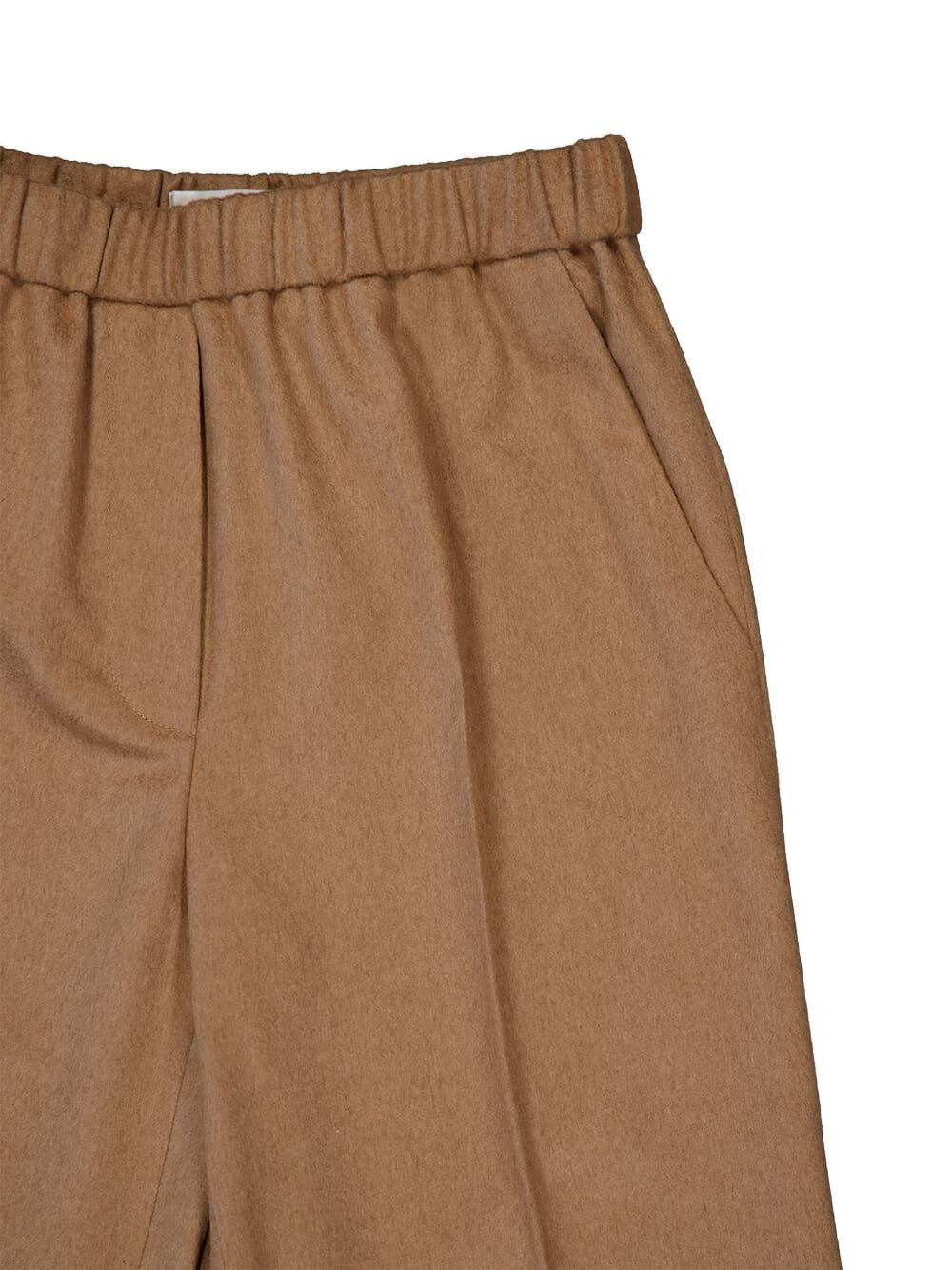 elastic-waist woven trousers - 4