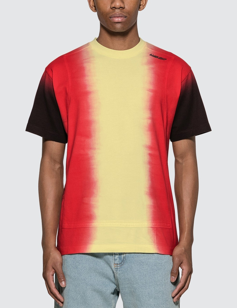 TIE DYE PANELED T-SHIRT - 1