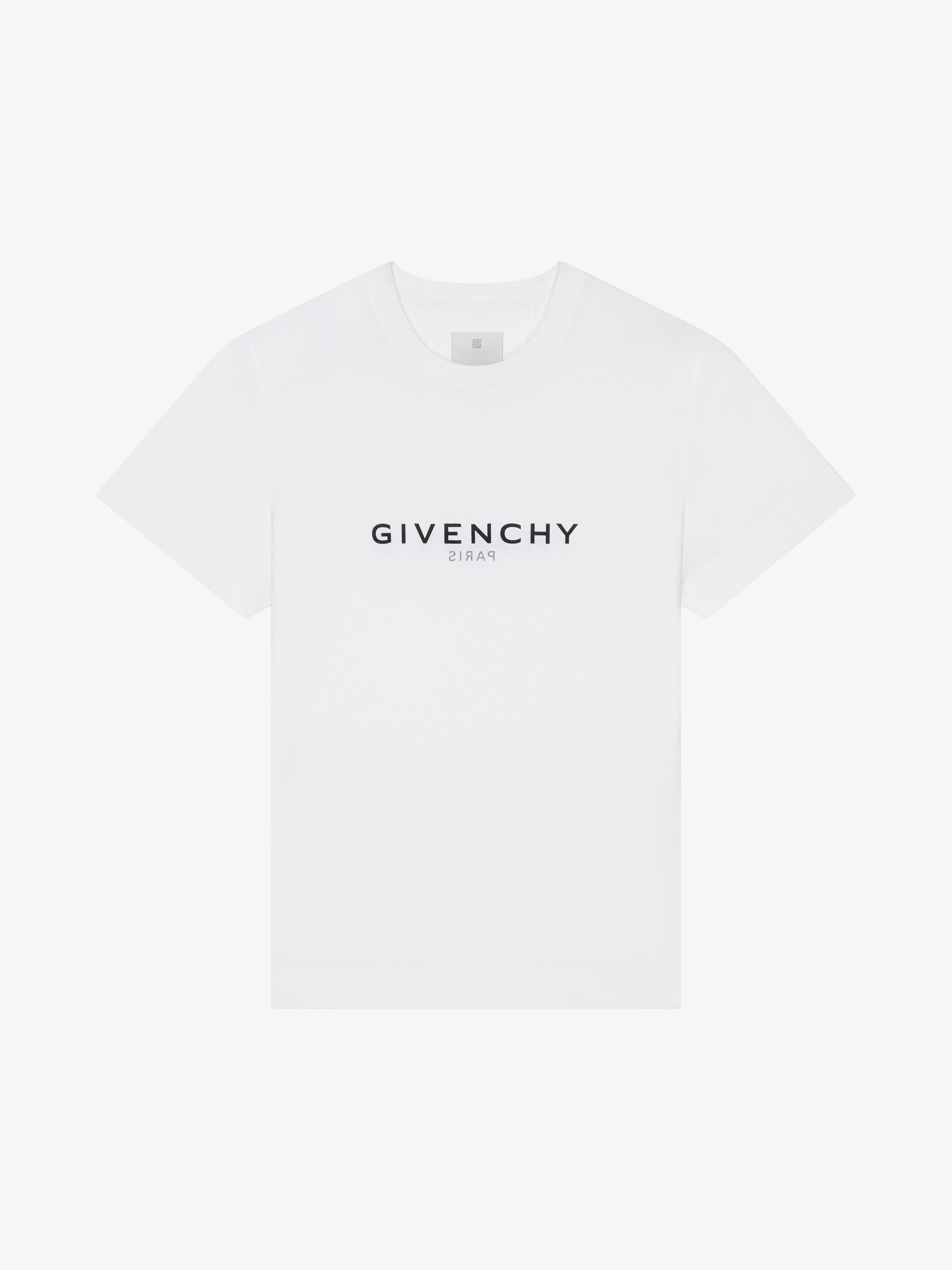 GIVENCHY REVERSE SLIM FIT T-SHIRT IN COTTON - 1
