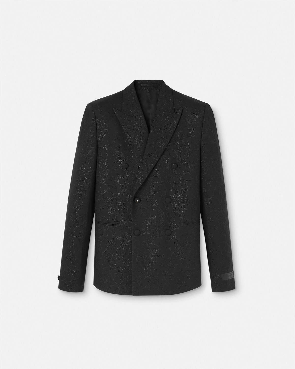 Barocco Lurex Double-Breasted Blazer - 1