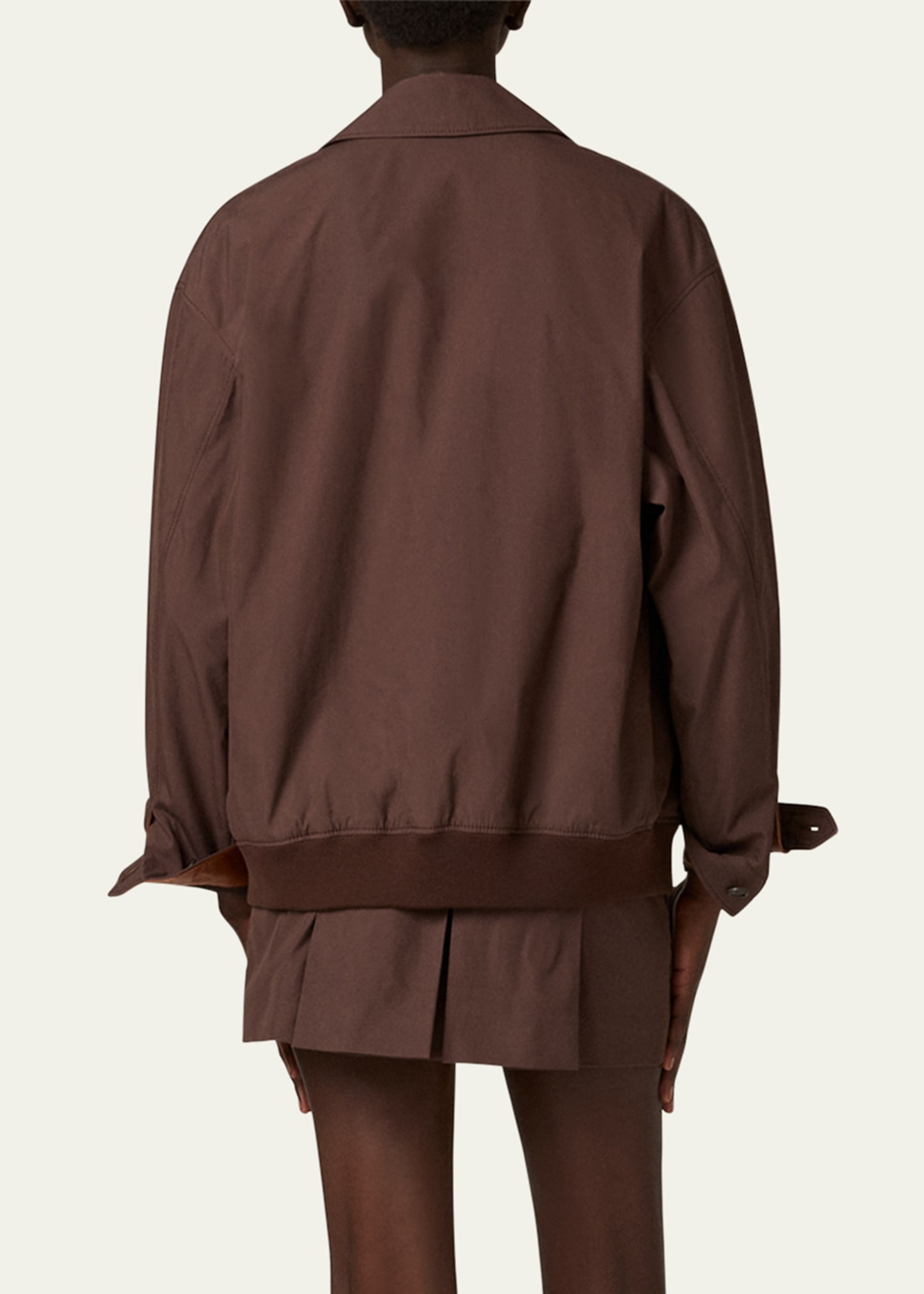 Panama Leather-Trim Jacket - 3
