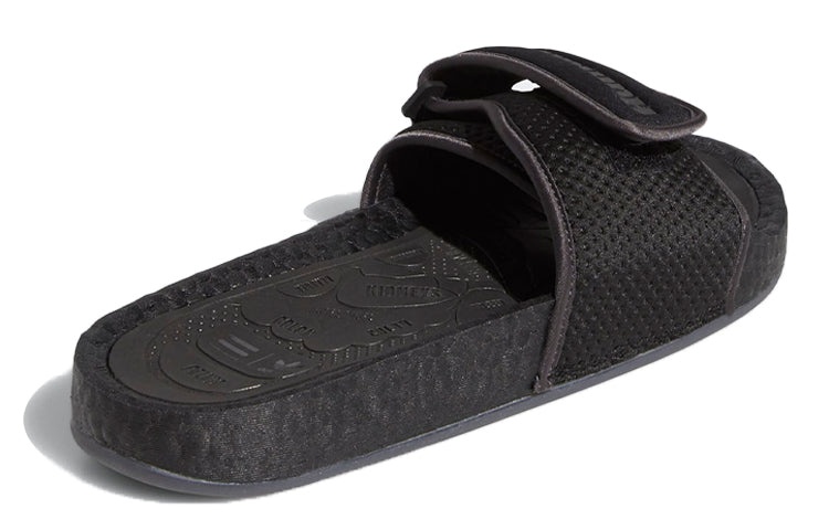 adidas x Pharrell Chancletas Hu Slide 'Black Future' GX2483 - 4