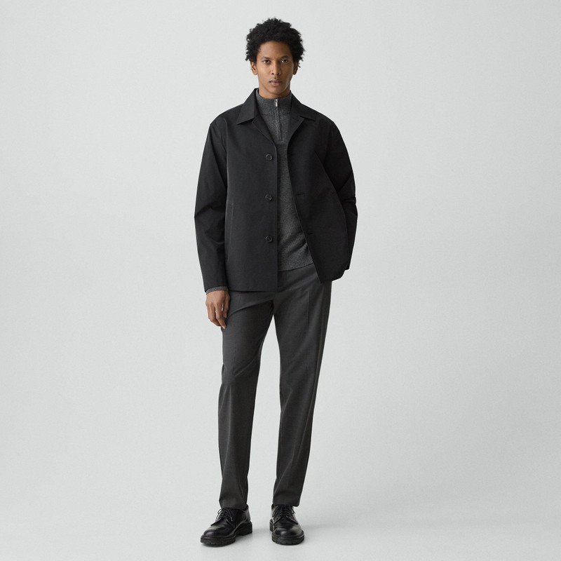Theory Shirt Collar Jacket in Foundation Twill outlook