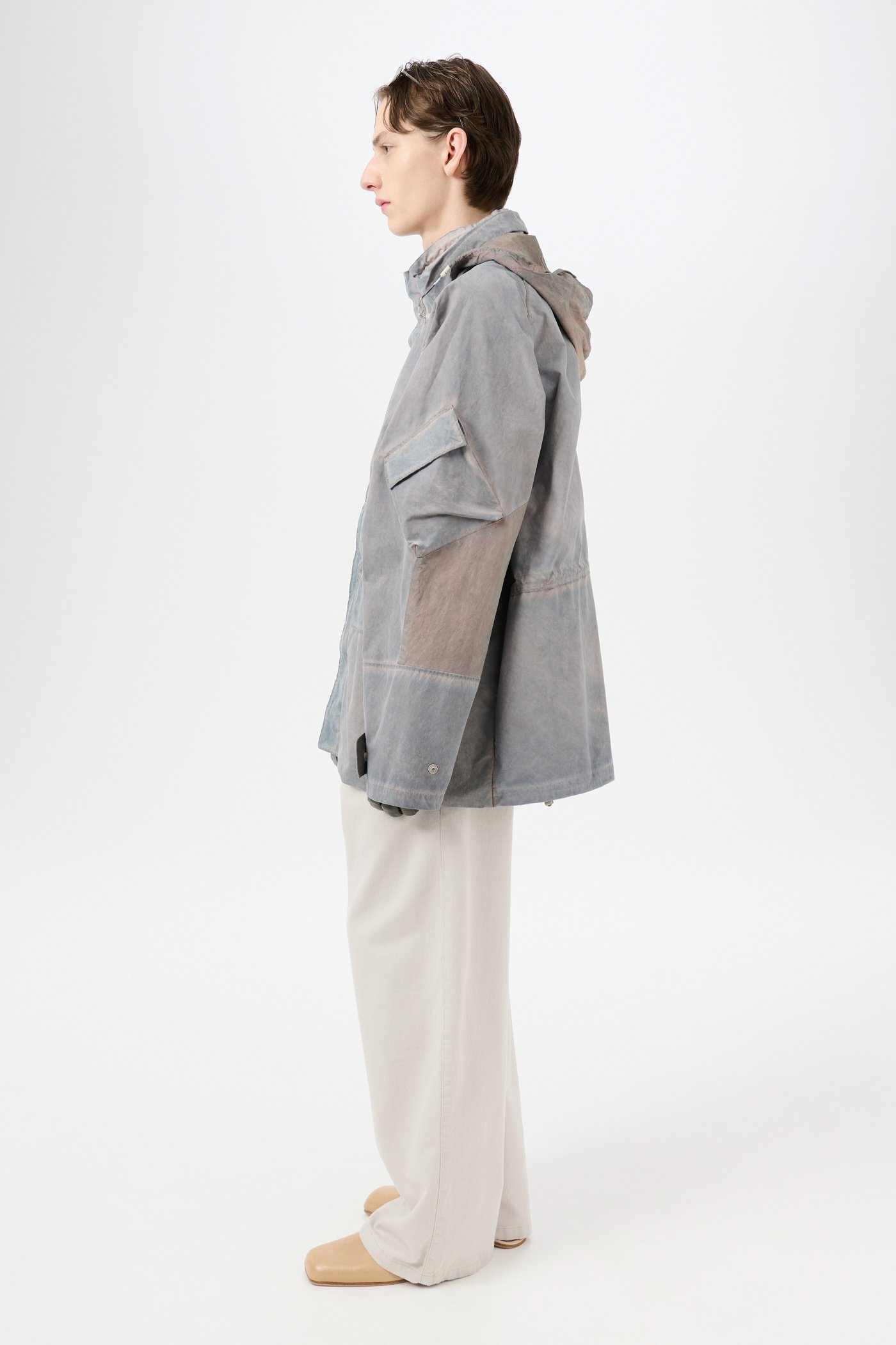 Horizon Jacket Carbon Overdye Papyrus Poly - 6
