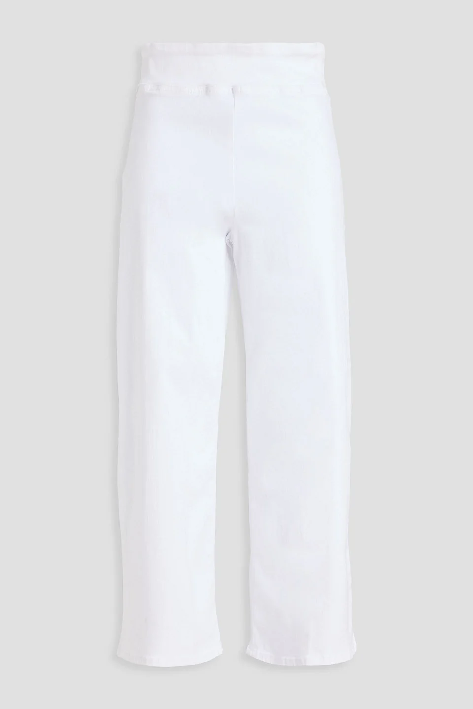 Cropped high-rise straight-leg jeans - 1