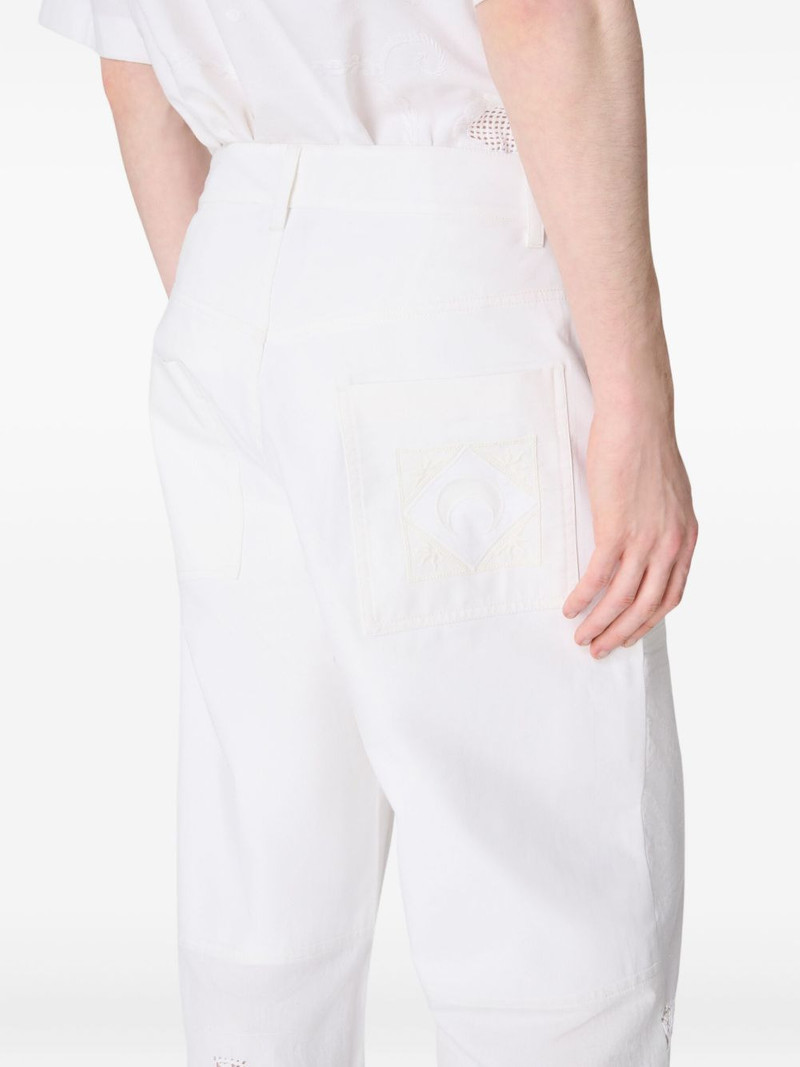 lace-panel trousers 5