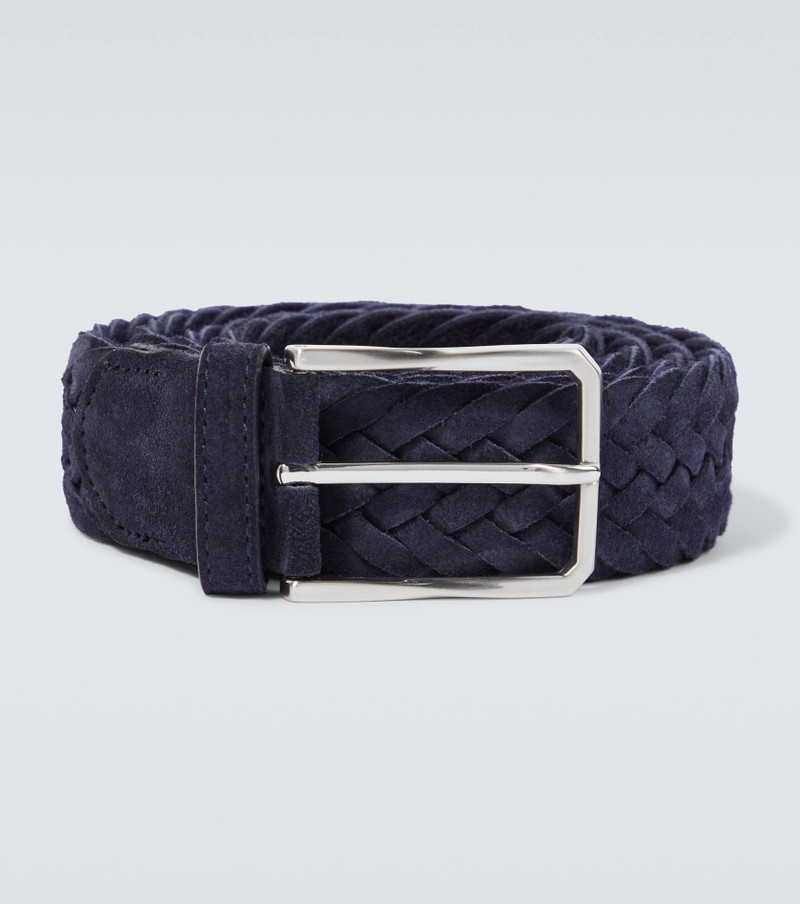 Braided suede belt 1