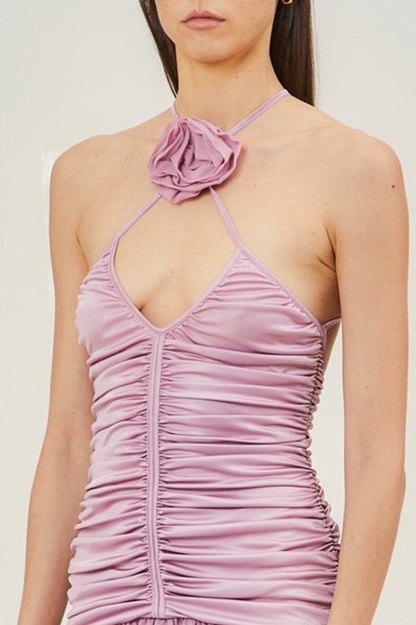 Halter Neck Mini Dress - 4