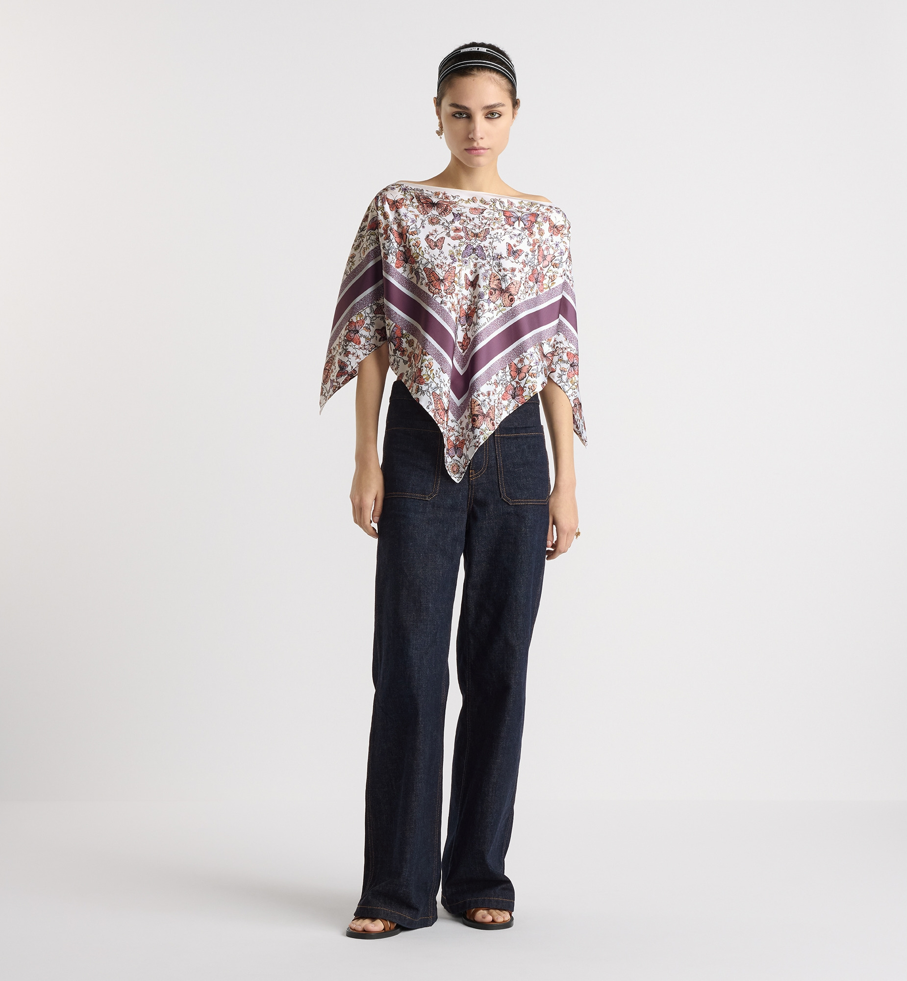 Toile de Jouy Papillon Dior Silk Top - 2