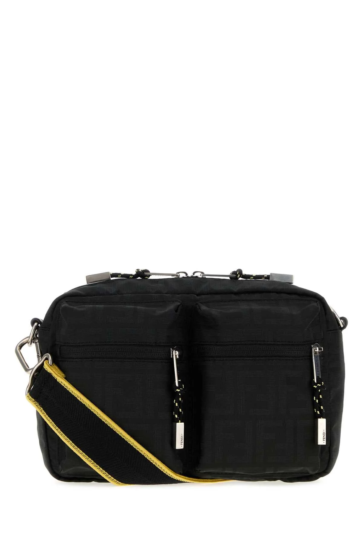 Fendi Men Embroidered Fabric Camera Case Crossbody Bag - 1