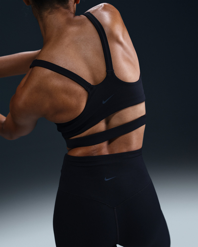 Nike Nike Zenvy Rib Women's Light-Support Padded Sports Bra outlook