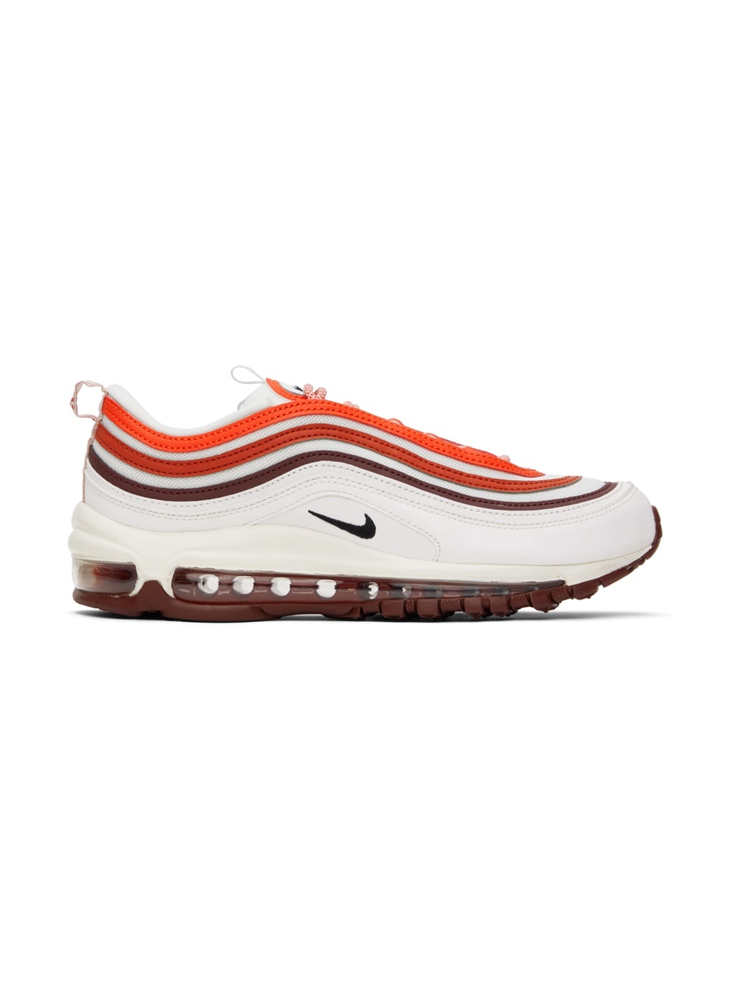 White & Red Air Max 97 Sneakers - 1