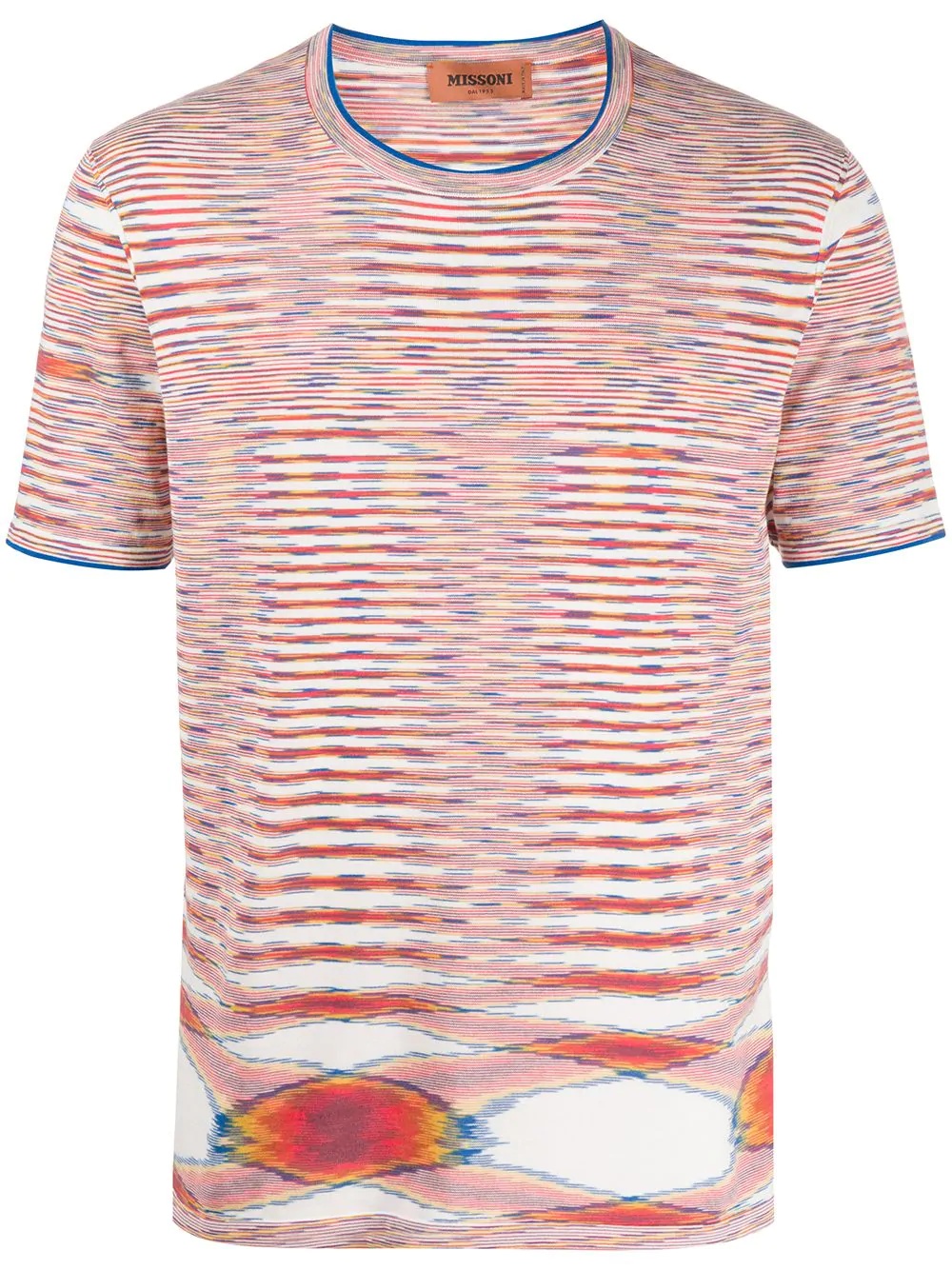 abstract stripe T-shirt - 1