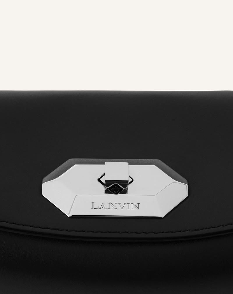COMPAGNON ASYMMETRICAL LEATHER CLUTCH BAG 5