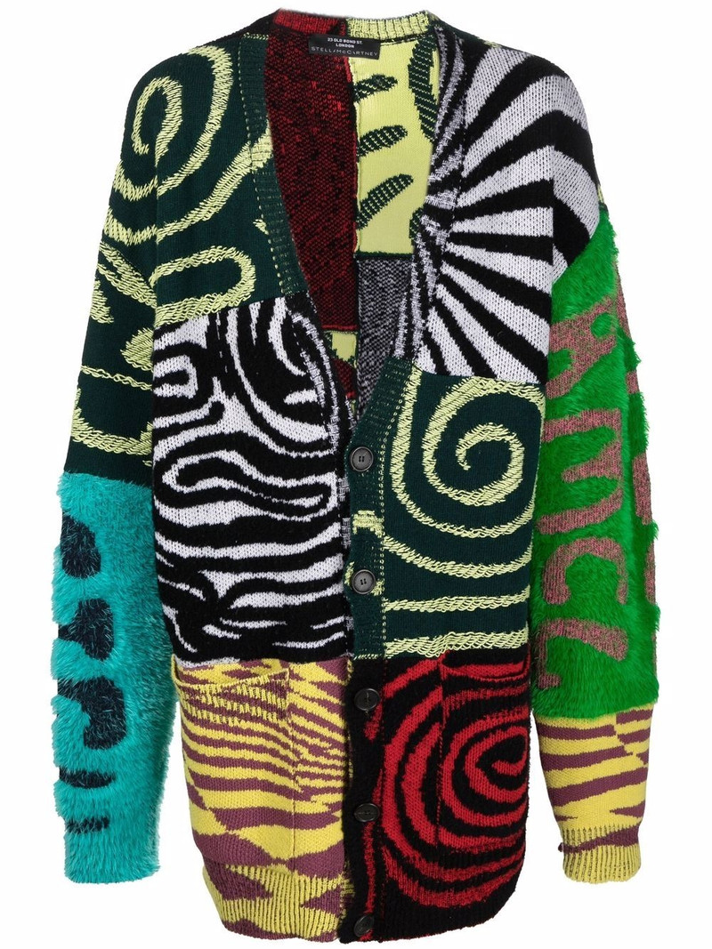 x Ed Curtis patchwork cardigan 1