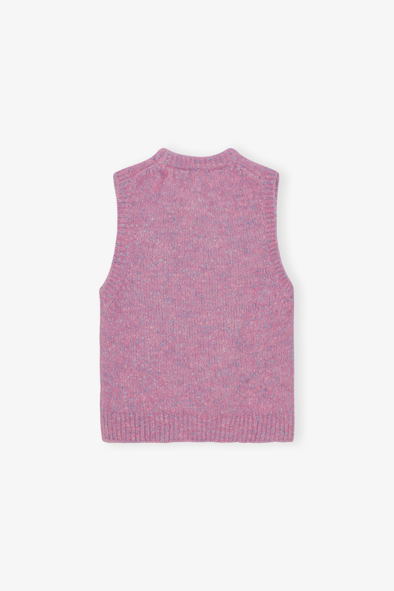 PINK KNIT VEST - 6