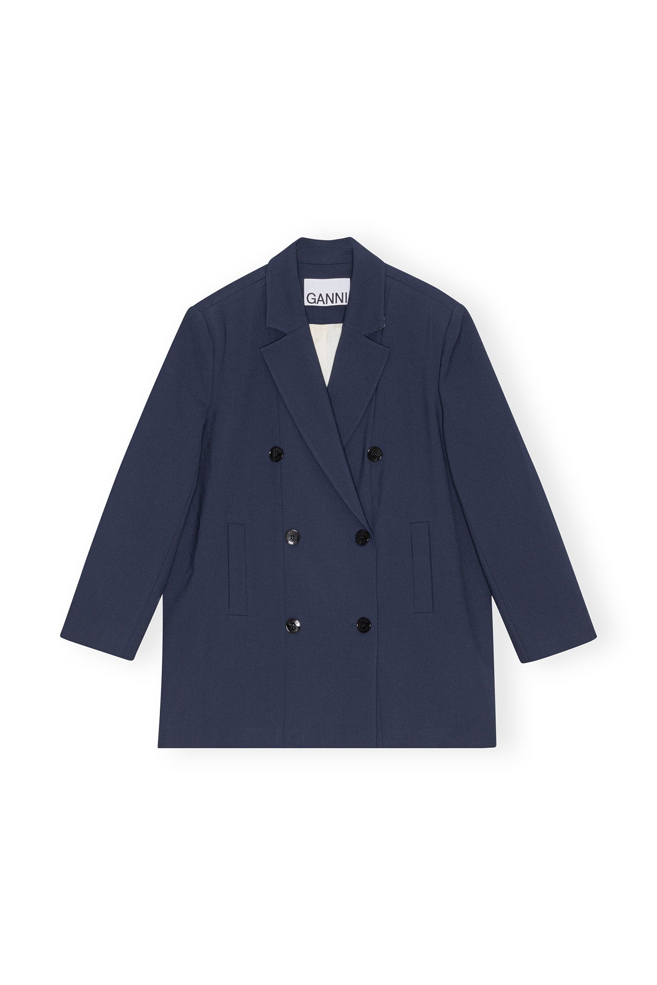 BLUE LIGHT OVERSIZED BLAZER - 1