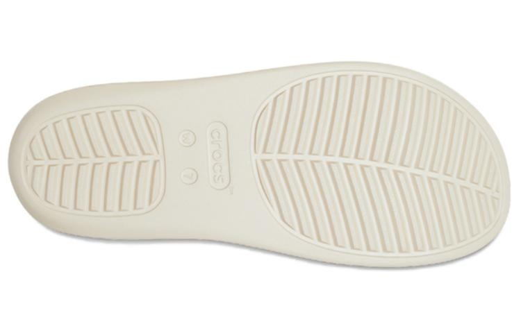 (WMNS) Crocs Getaway Platform H-Strap Sandals 'White Brown' 209667-160 - 5
