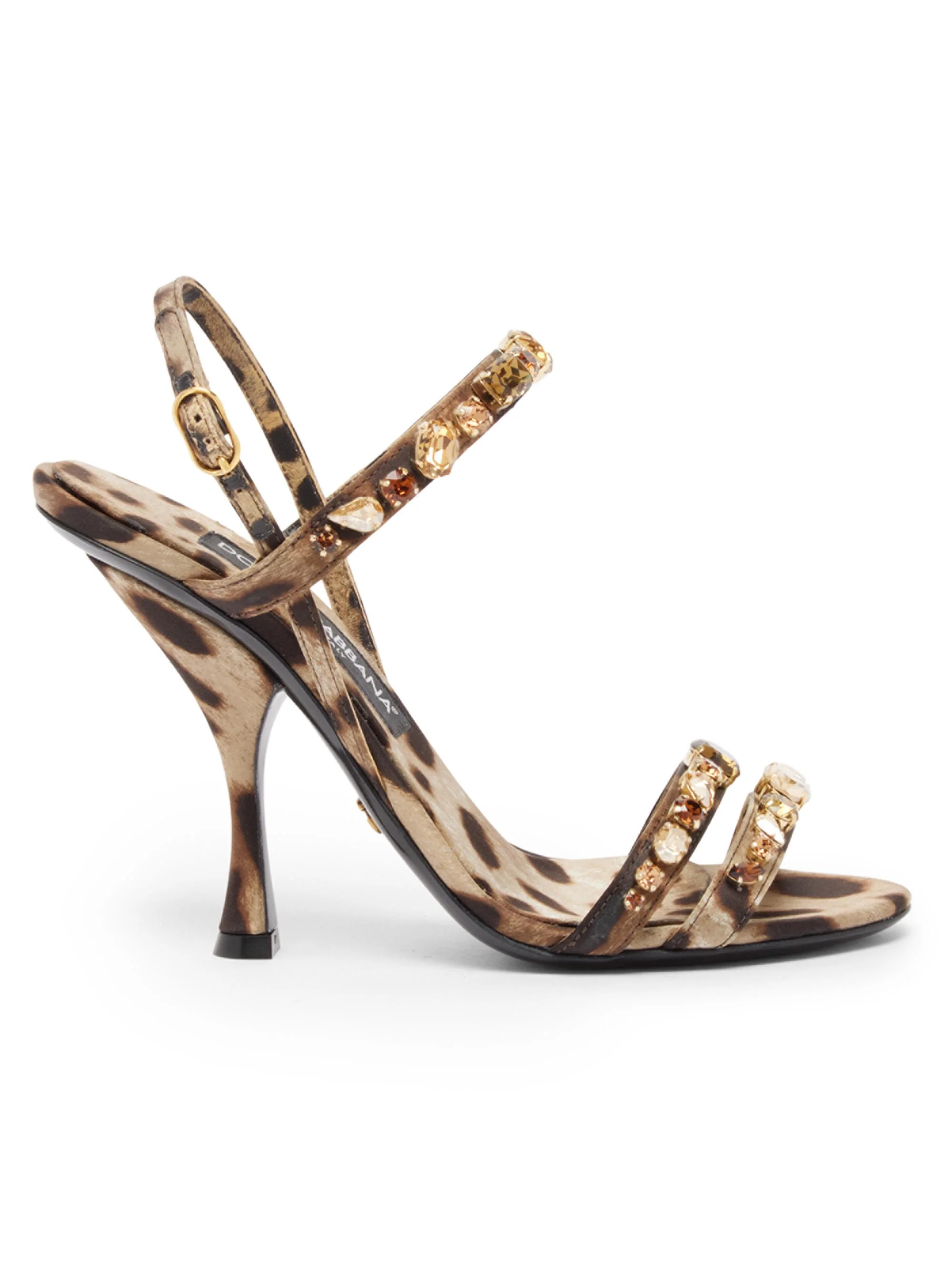 Women's Desire Crystal-Embellished Leopard-Print Sandals - Leo New - 1